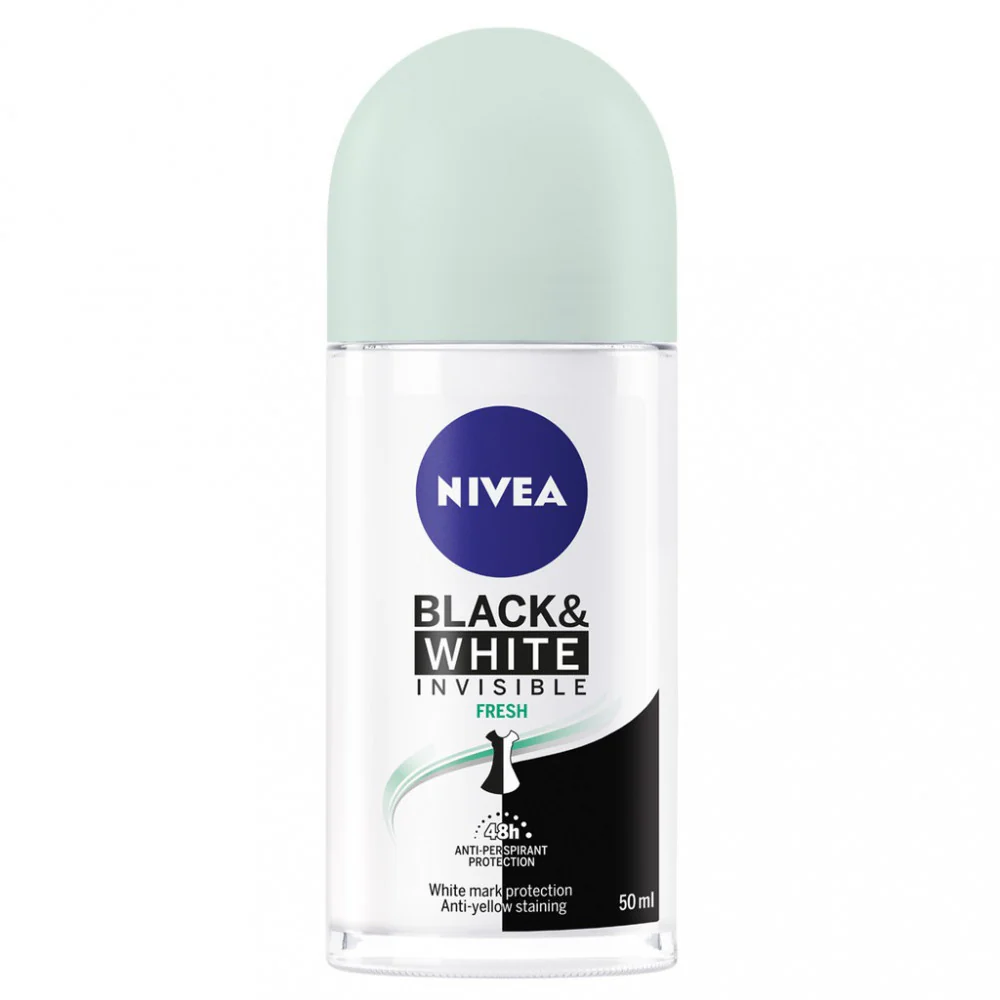 Nivea Black & White Fresh Roll On 50 Ml
