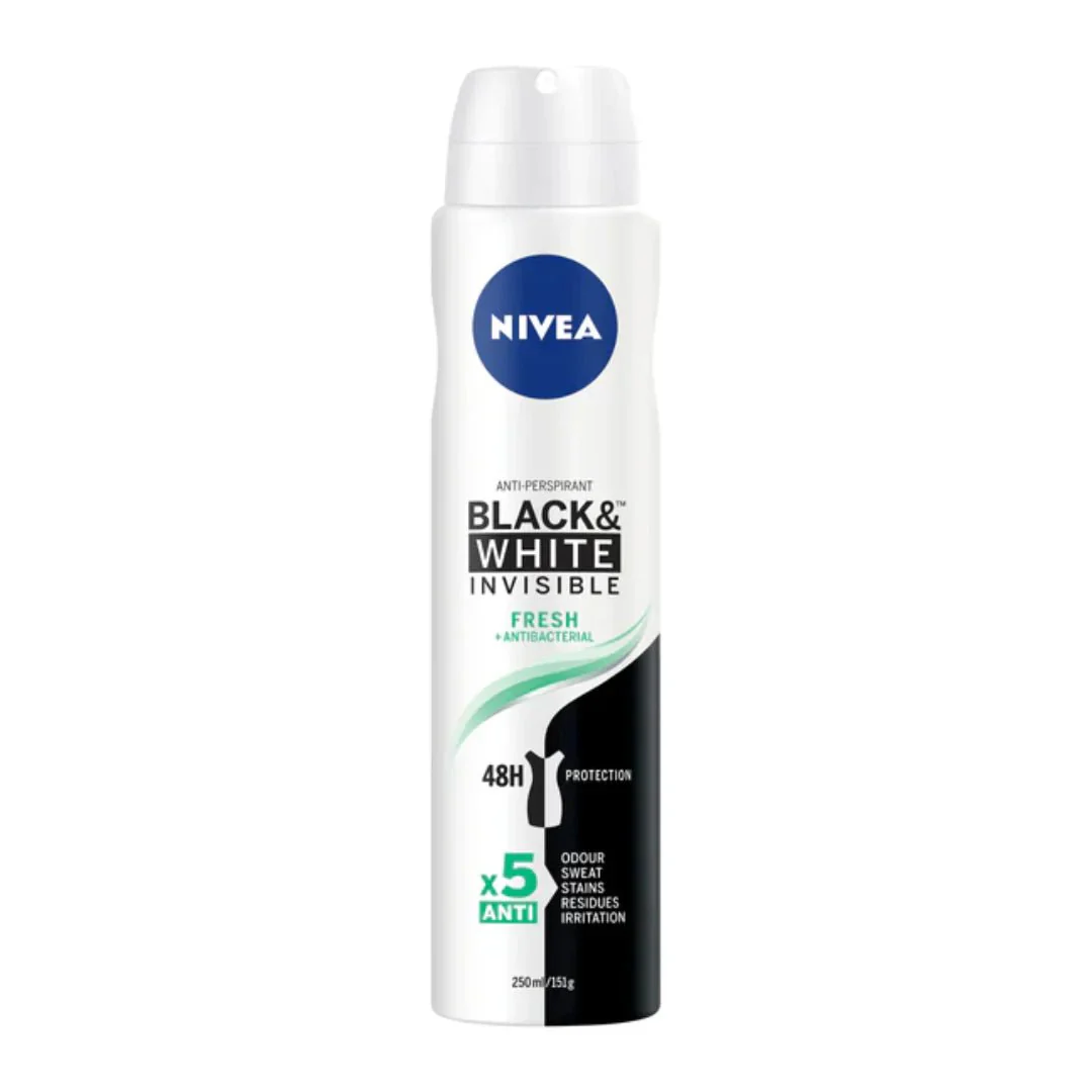 Nivea Black & White Invisible Fresh Deodorant Spray 250ml