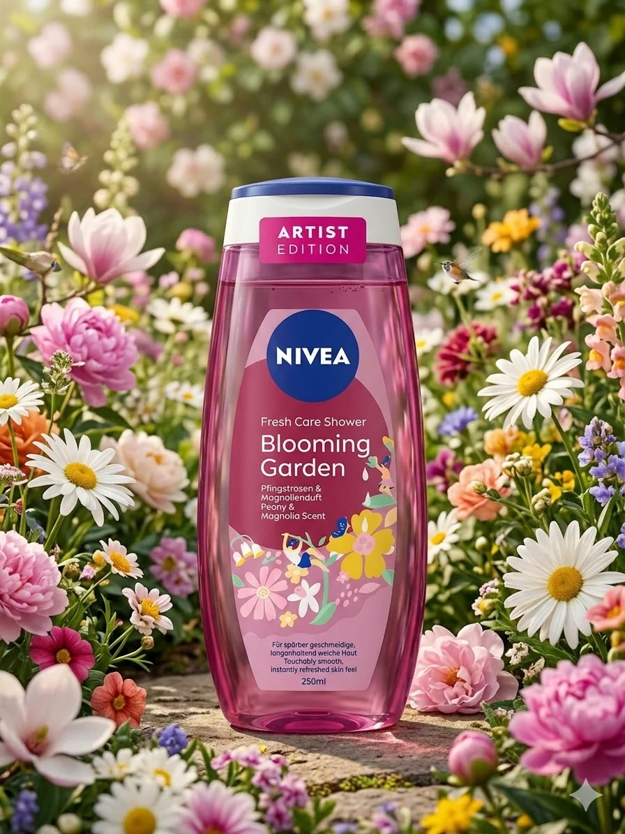Nivea Blooming Garden Body Wash 250ml