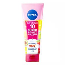 Nivea Extra Bright 10 Super Vitamins & Skin Foods Serum Spf 15 - 180ml