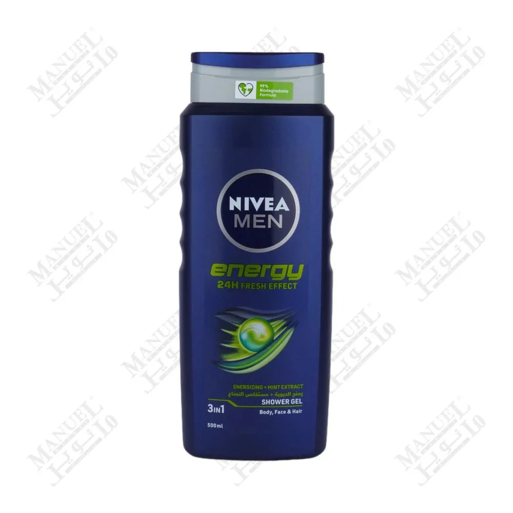 Nivea Men Energy 24H Fresh Effect Energizing + Mint Extract Shower gel 500ml