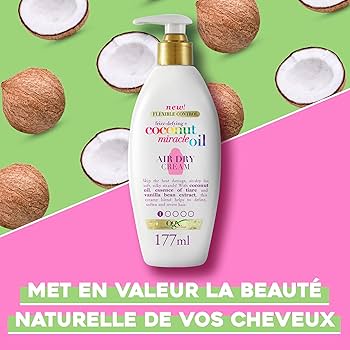OGX Coconut Miracle Oil Air Dry Cream 177ml - Image 2
