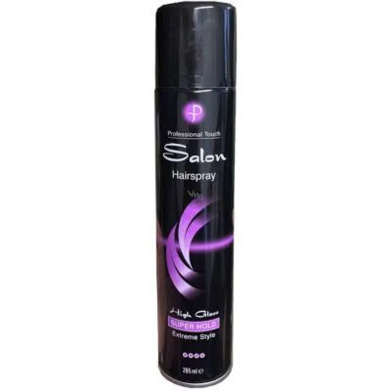P Salon High Gloss Super Hold Extreme Styling Hair Spray 265ml