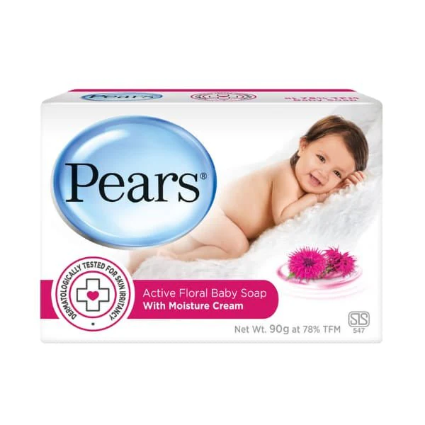 Pears Active Floral Baby Soap 90G