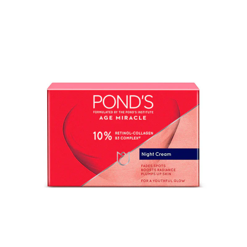 Ponds Age Miracle Youthful Glow Night Cream 50g ( L )