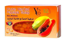 Pure Herbal Papaya Soap - 100g
