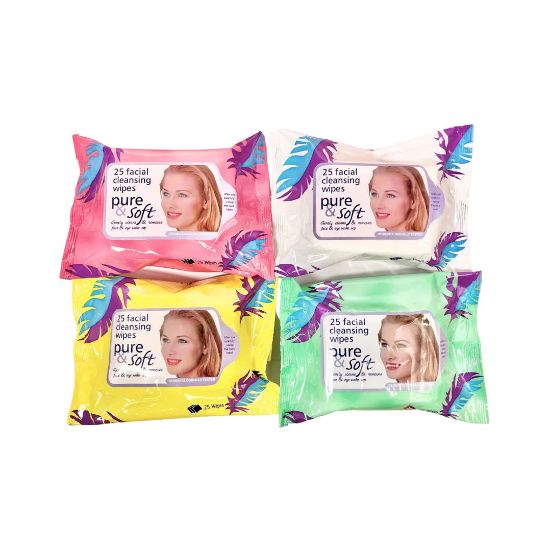 PURE & SOFT CLEANSING WIPES 25 wipes