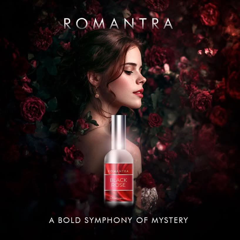 Romantra Black Rose Cologne Spray 100ml - Image 2