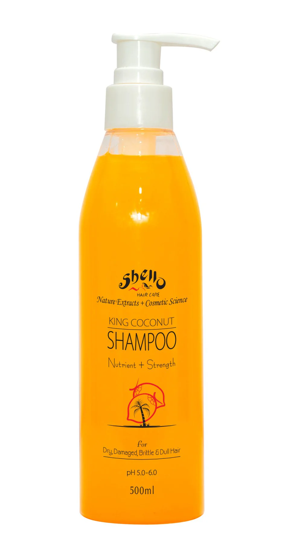 Shello King Coconut Shampoo - 500ml