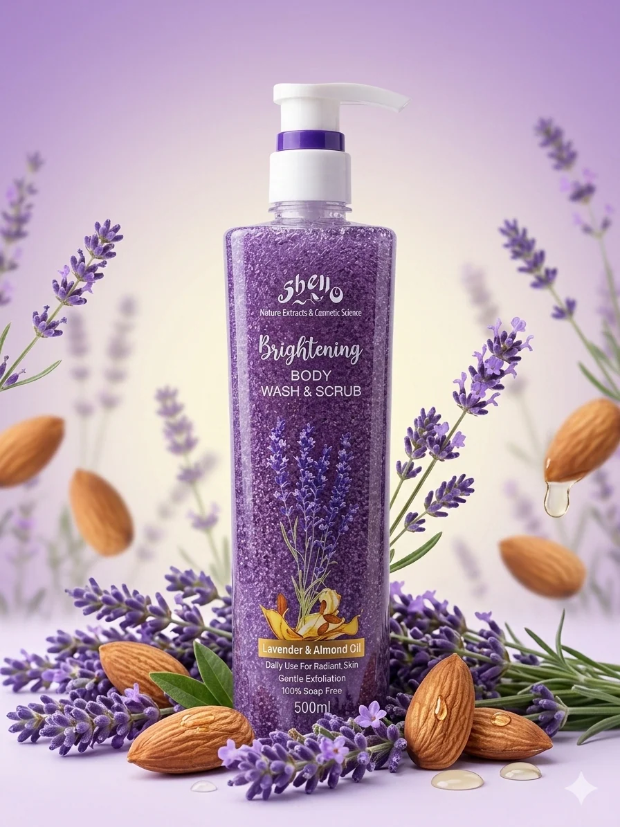 Shello Lavender Body Wash 500ml - Image 2