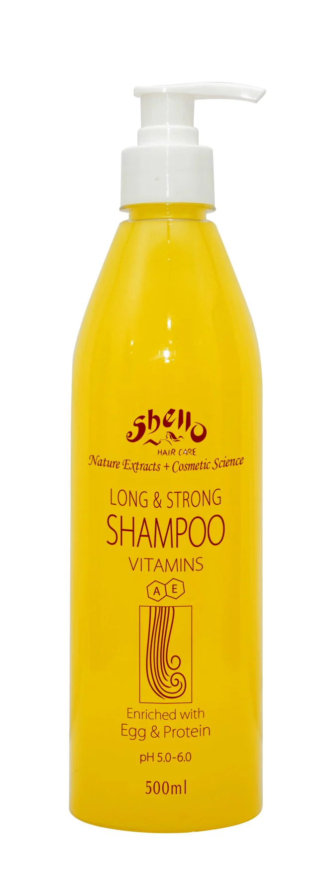 Shello Long & Strong Shampoo 500ml