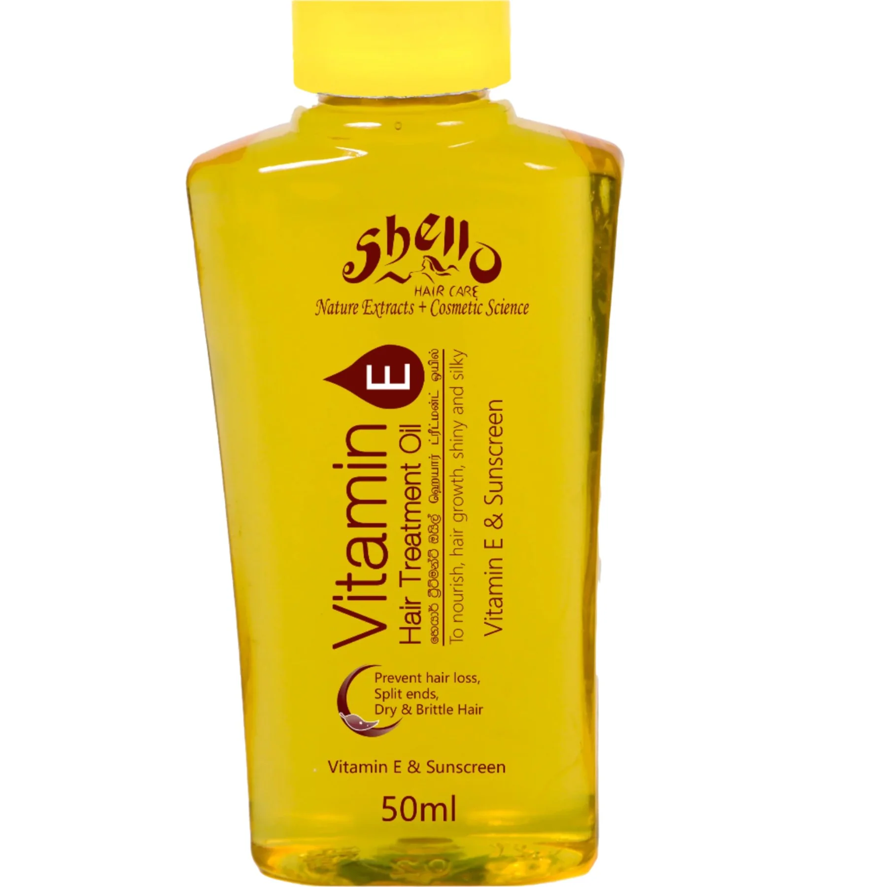 Shello Vitamin E Hair Treatment Oil - 50ml
