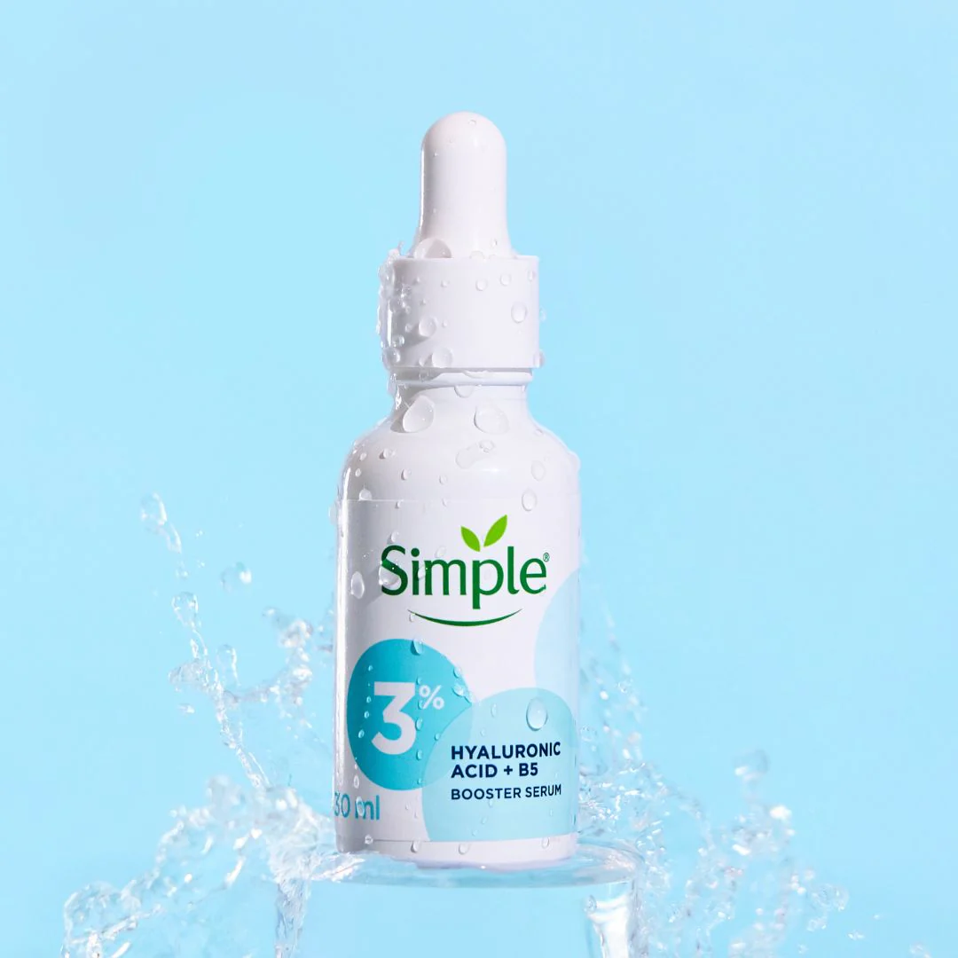 simple 3% hyaluronic acid + b5 booster serum 30ml