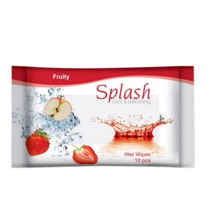 Splash Fruity Wet Wipes 10s