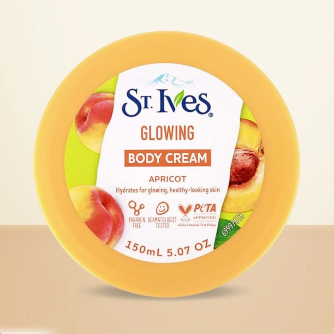 St. Ives Glowing Body Cream Apricot 300ml