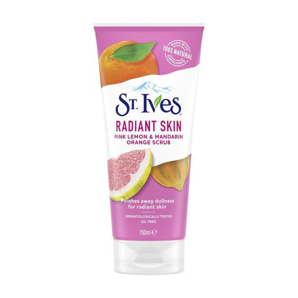 St Ives Radiant Skin Pink Lemon And Mandarin Scrub -170g