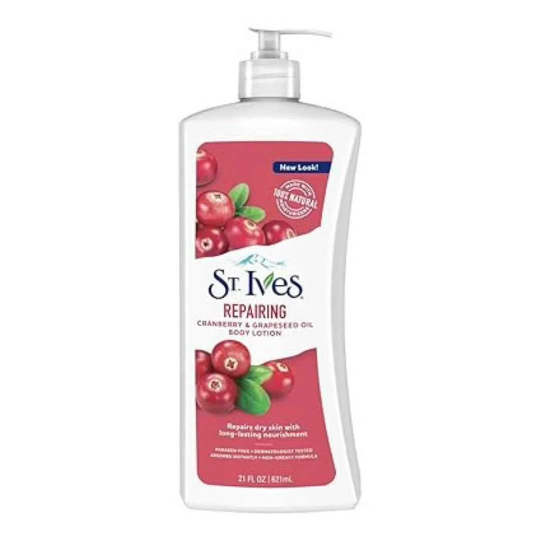 St Ives Repairing Cranberry & Grapeseed Oil Body Lotion 600ml
