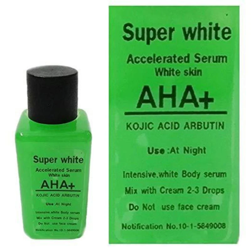 Super White AHA+ Kojic Acid Arbution Night Serum 30ml