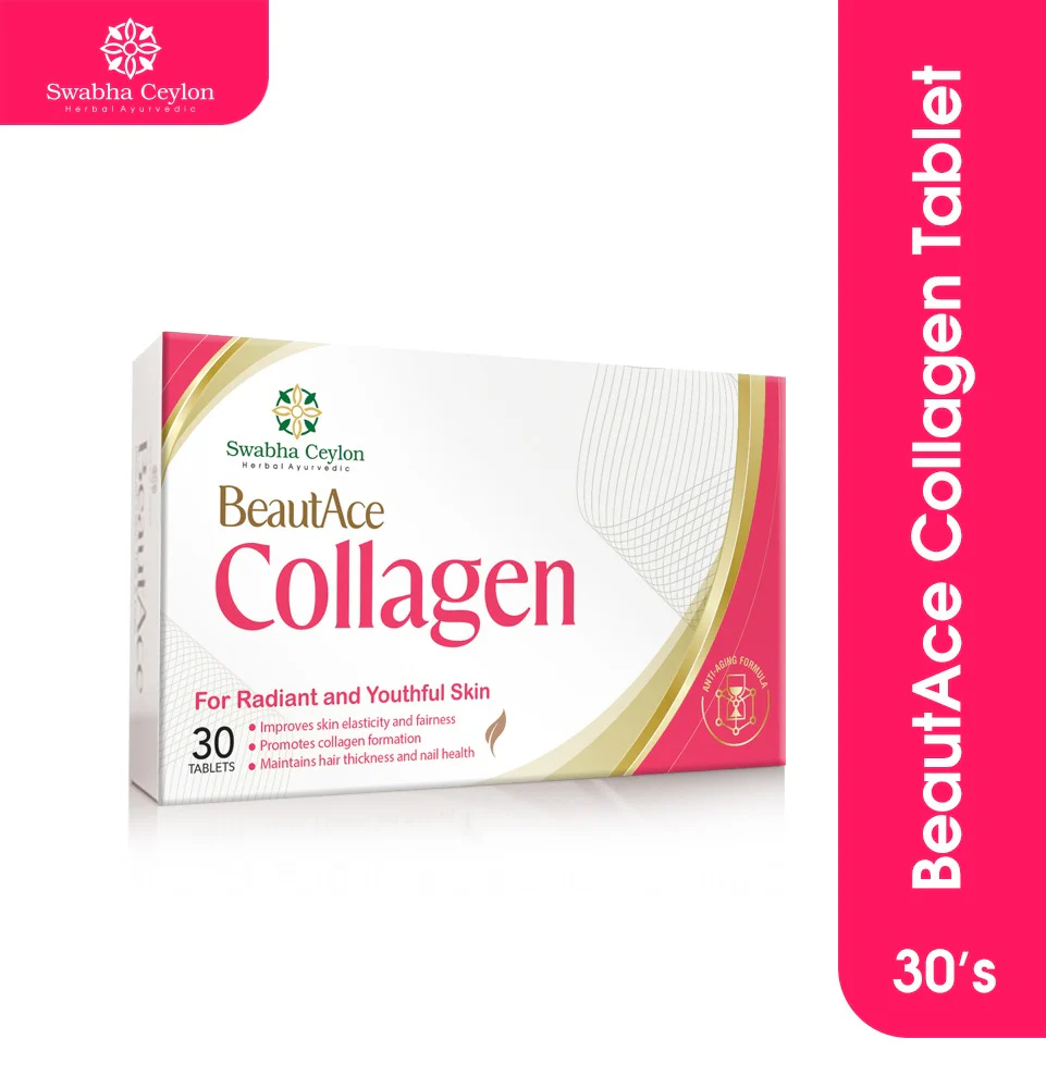 Swabha Ceylon Beautace Collagen 30 Tablets