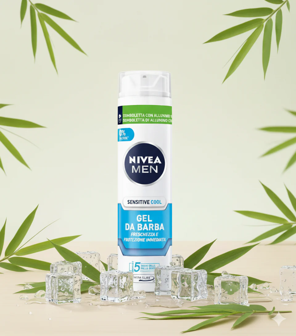 Nivea Men Sensitive Gel Da Barba 200ml