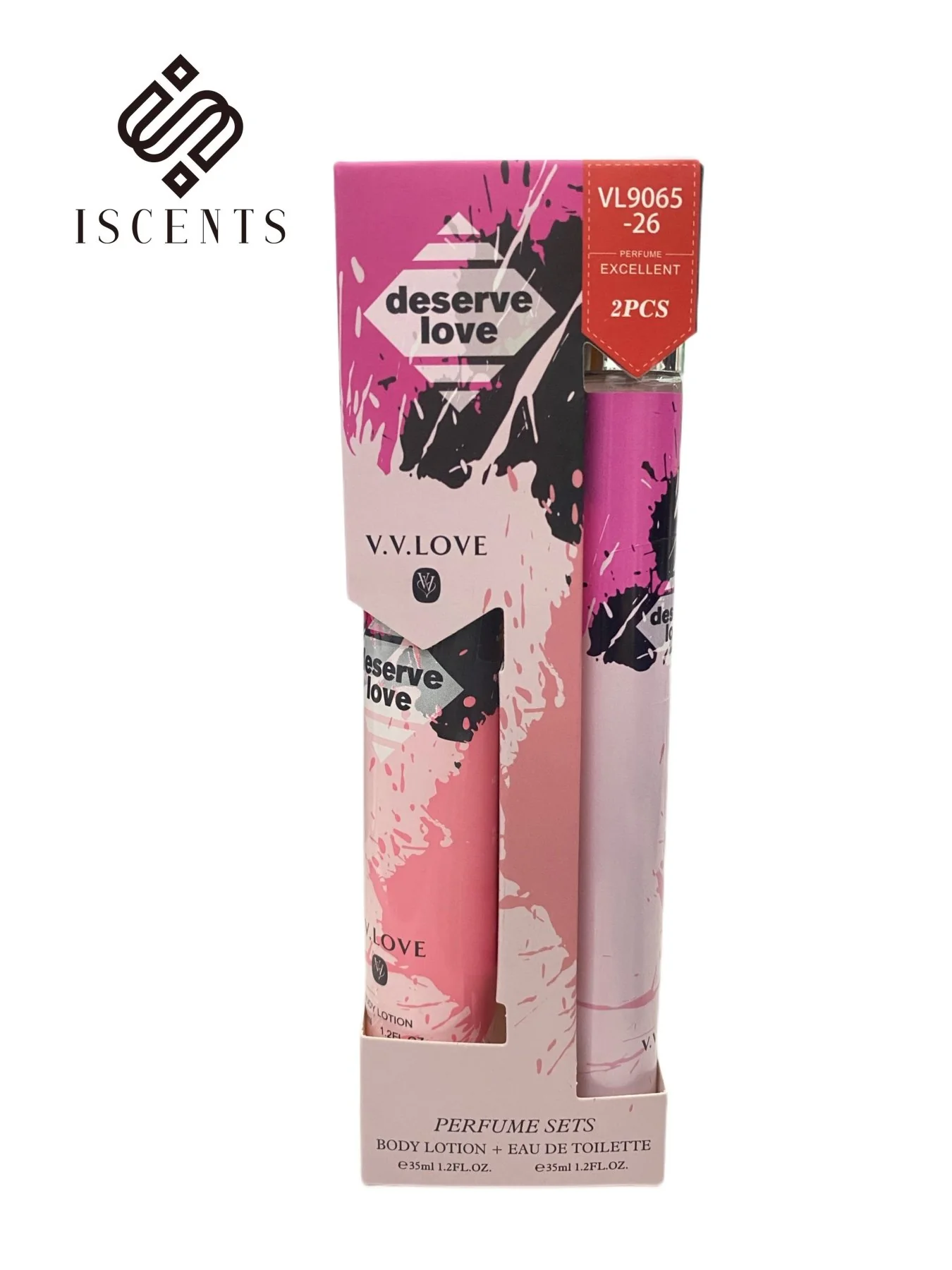 V.V Love Deserve Love 2in1 Gift Pack - 35ml x 02
