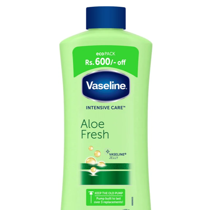 Vaseline Intensive Care Aloe Fresh Body Lotion 400Ml (Without Pump)