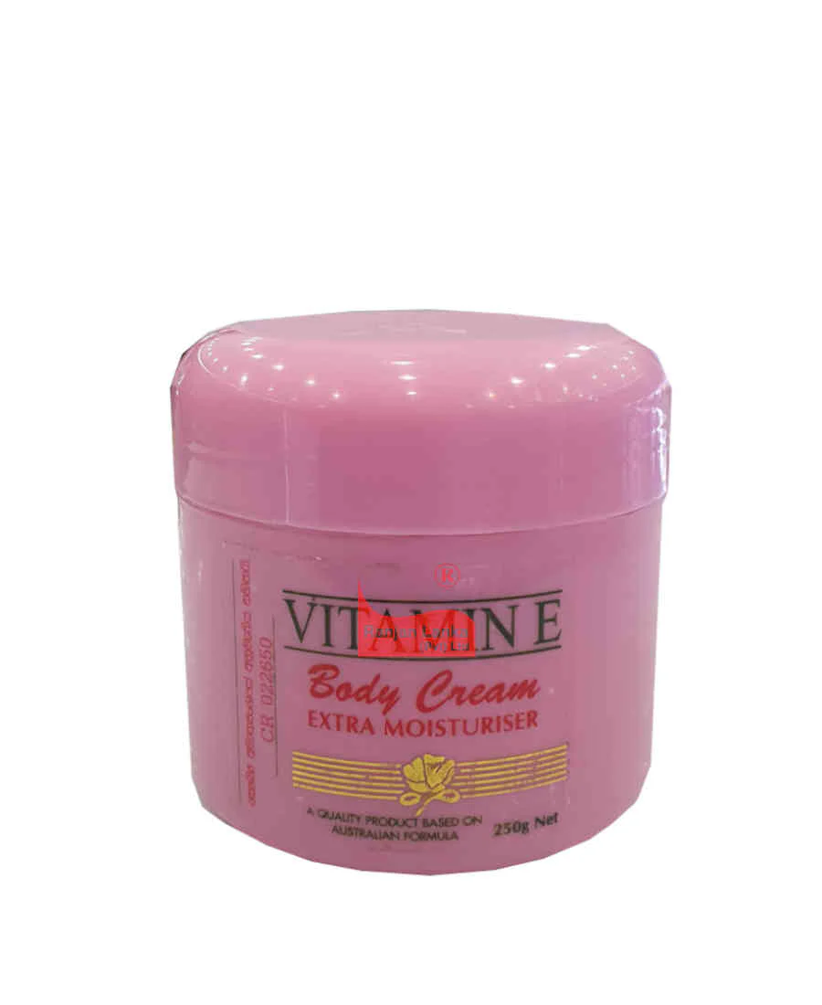 Shello Vitamin E Body Cream Extra Moisturizer - 250g