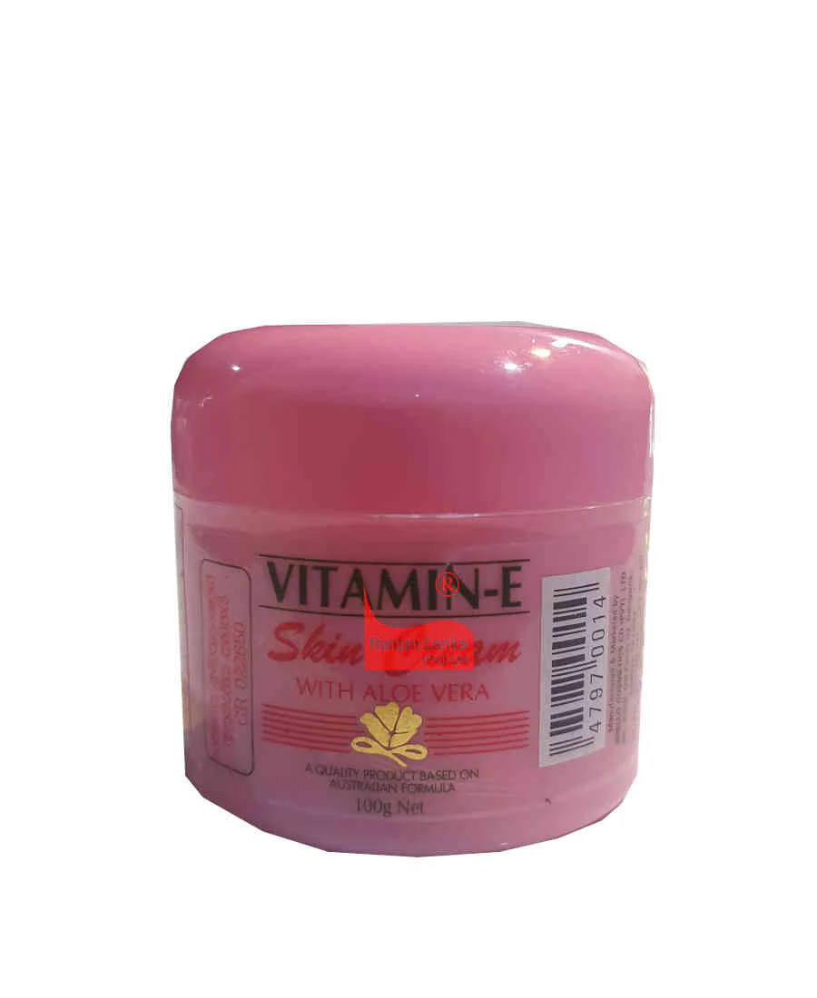 Shello Vitamin E Skin Cream With Aloe Vera - 100g
