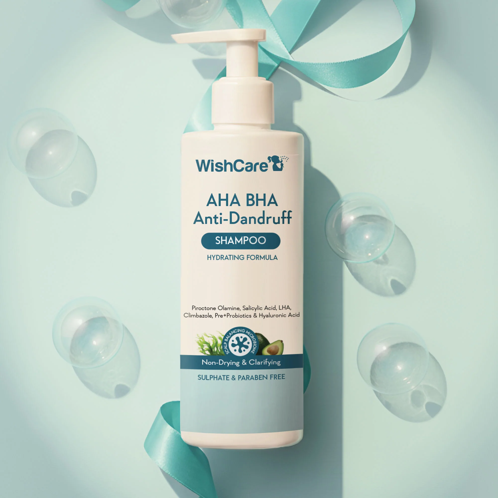 Wishcare AHA BHA Anti Dandruff Shampoo 250ml